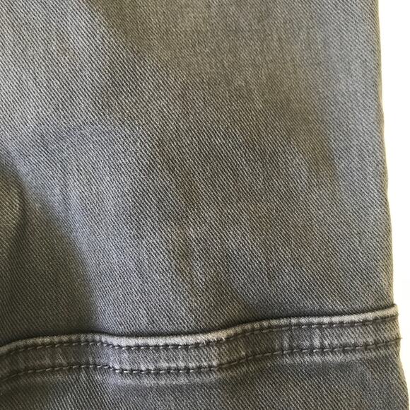 Spanx Stretch Twill Cargo Jogger Pull-On Pants Faded Washed Black Cropped XS - Picture 15 of 16